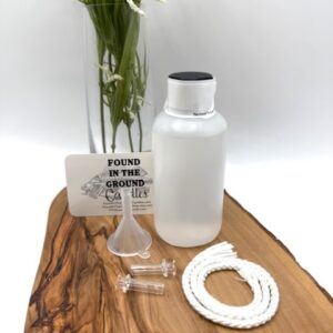 Rock Oil Candle Replacement Wick & 4 oz Oil Pack For Found In The Ground Candle Lamps