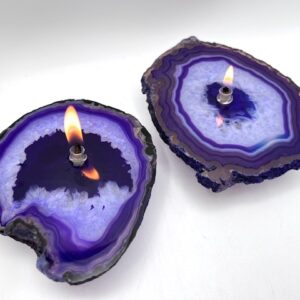 Agate Oil Lamps